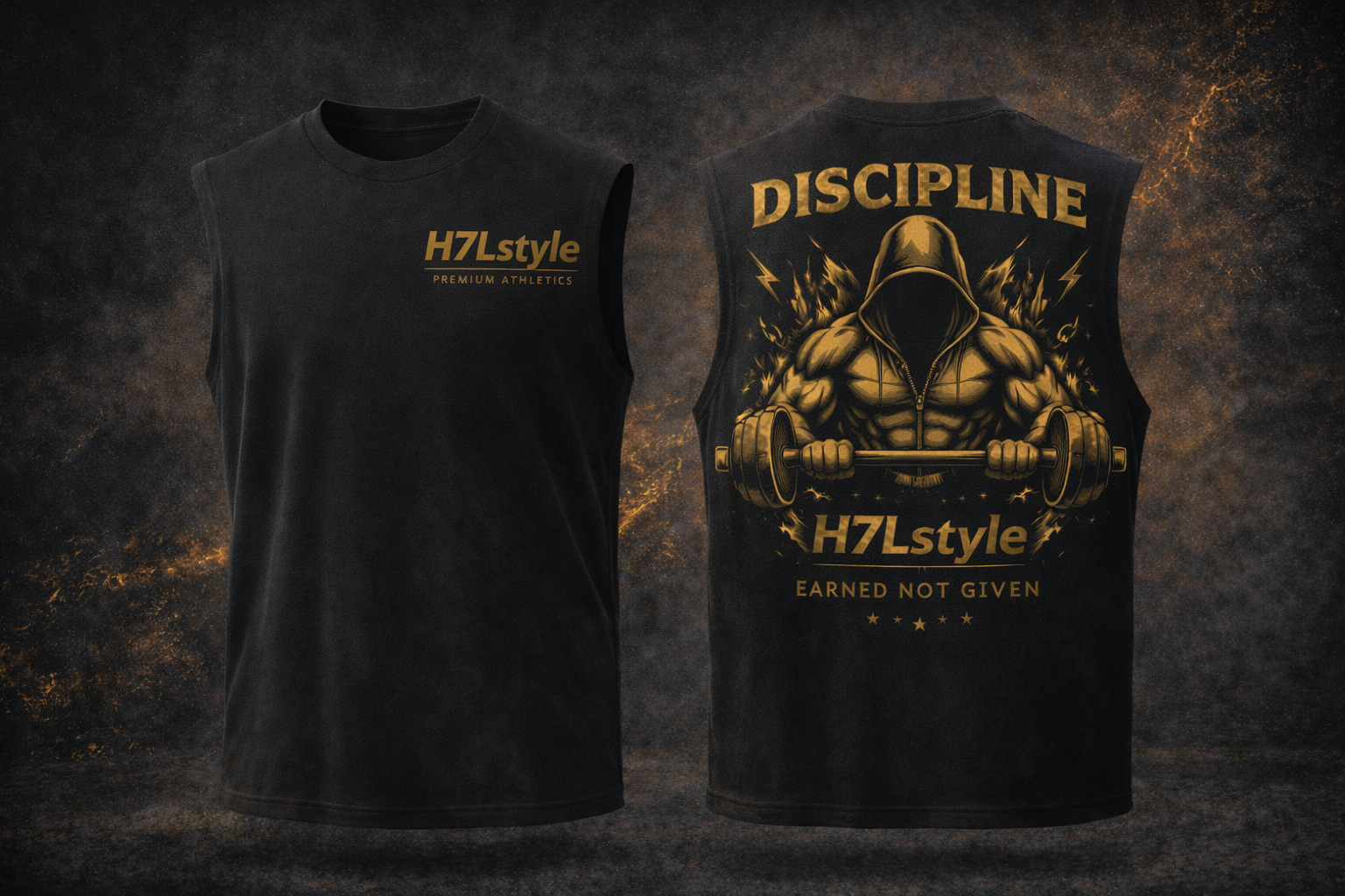 Мъжки потник DISCIPLINE IS THE DIFFERENCE